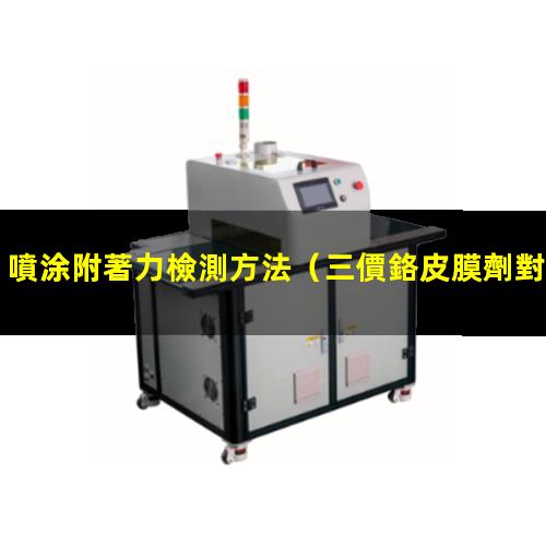 噴涂附著力檢測方法