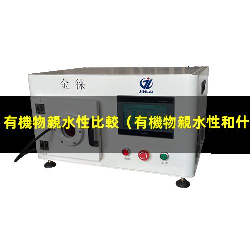 有機物親水性比較