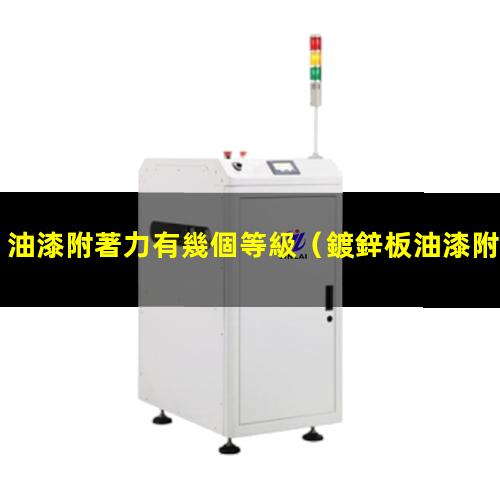 油漆附著力有幾個等級