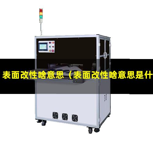 表面改性啥意思（表面改性啥意思是什么意思）