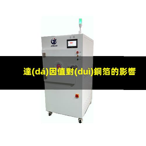 達(dá)因值對(duì)銅箔的影響