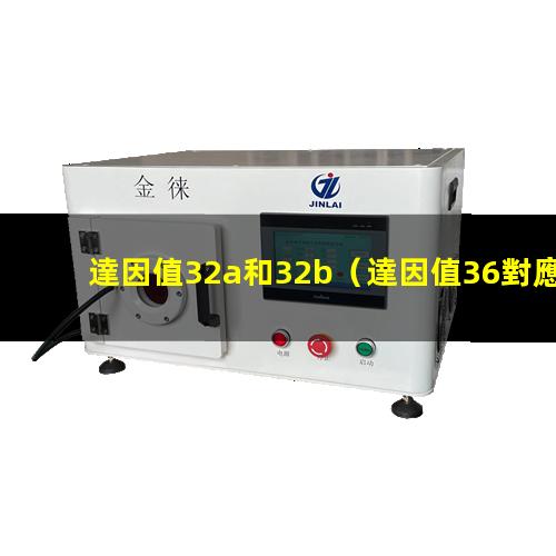 達因值32a和32b