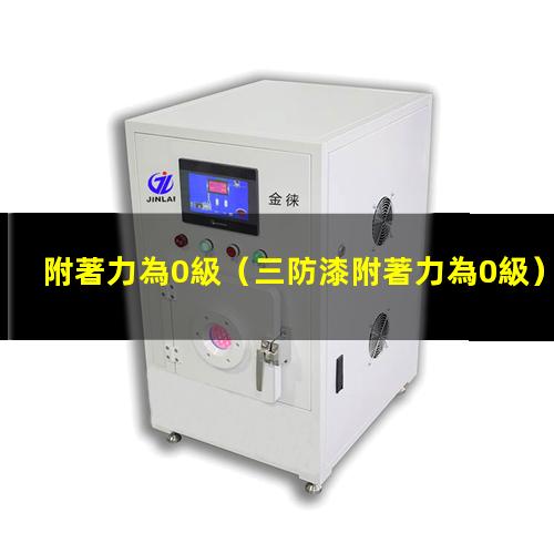 附著力為0級