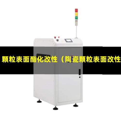 顆粒表面酯化改性